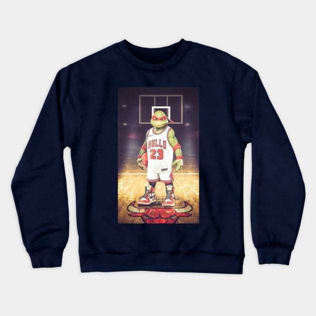 turtle of jordan Crewneck Sweatshirt by tutuppagar